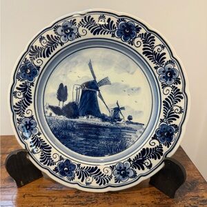 Delft Blue wall plate